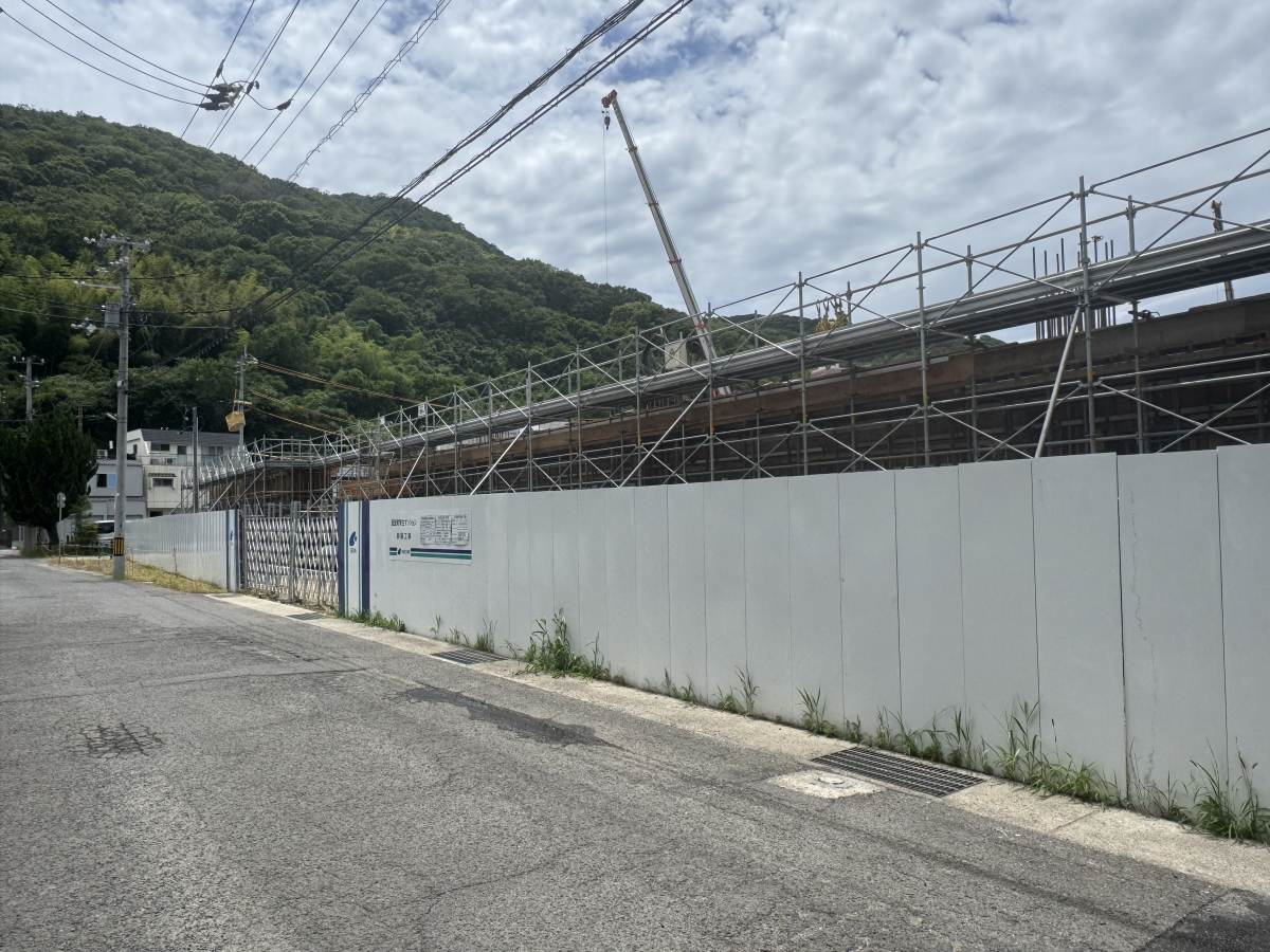 建設が進むドーミー高松錦町現地