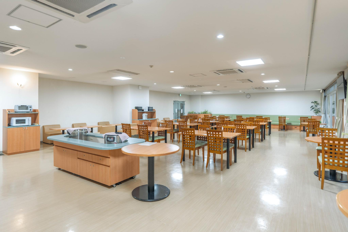 ドーミー仙台東口2の食堂。