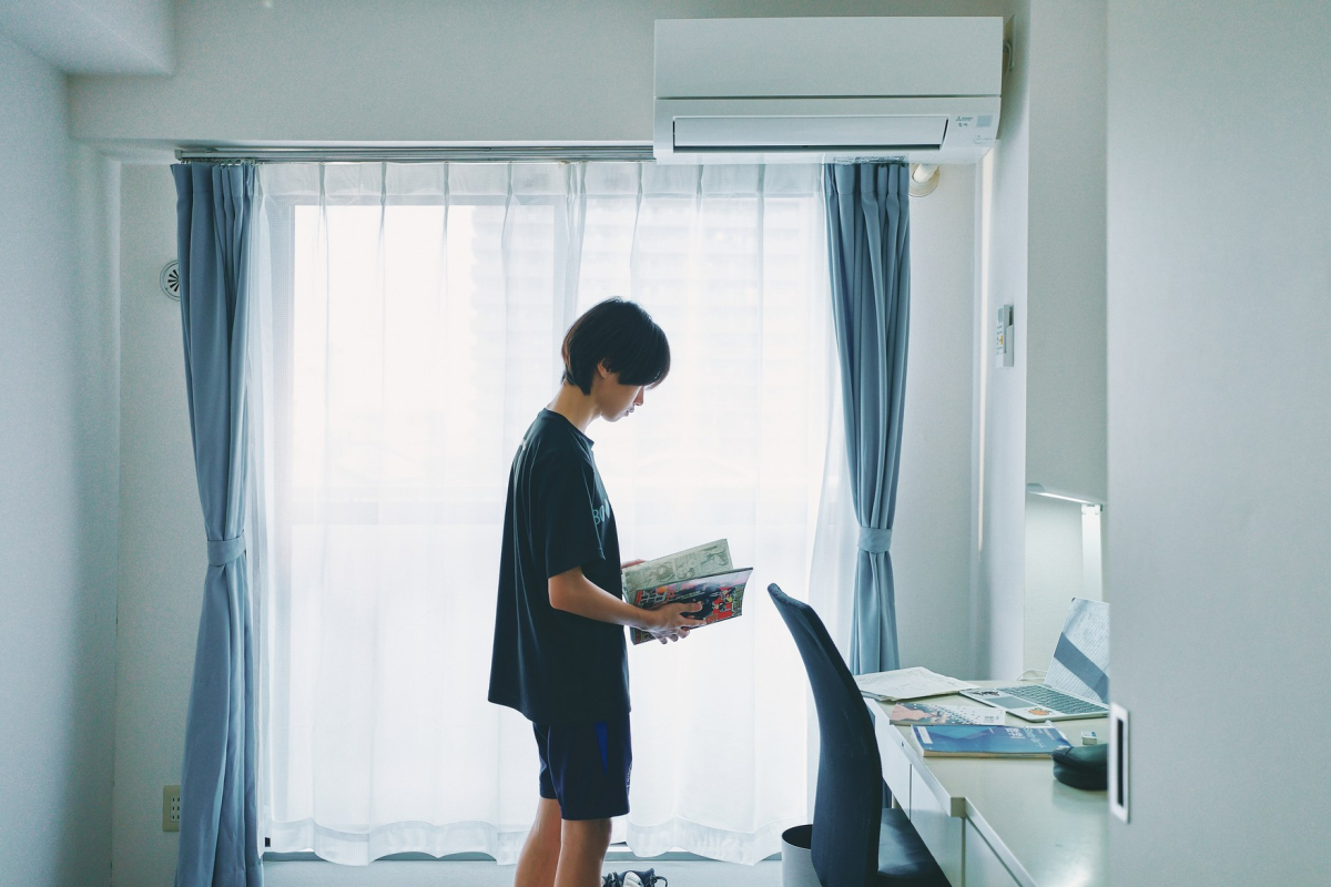 家具がそろった居室で、自分の生活リズムをつくっていきました。