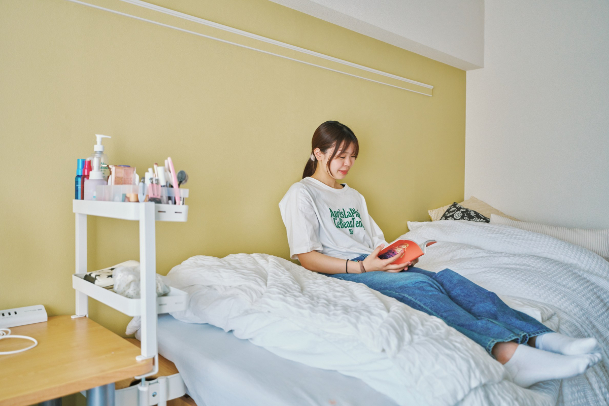 自分の部屋では、勉強だけでなく好きなことをする時間も大切に。