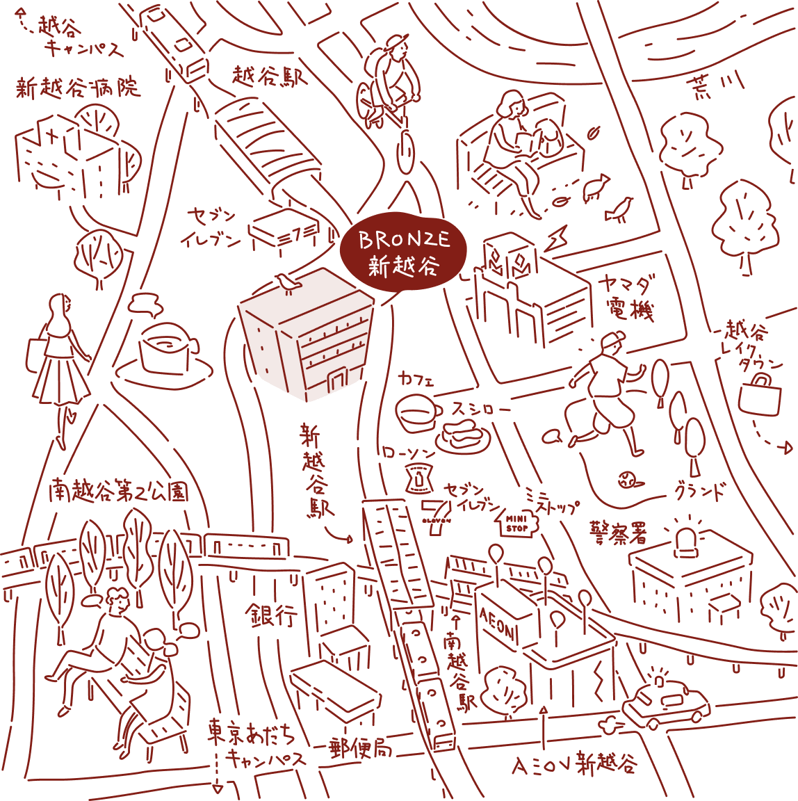 地図イラスト