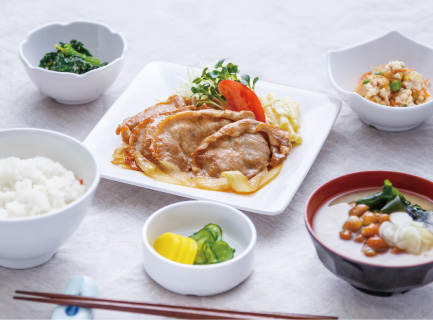 夕食例
