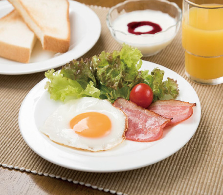 朝食は、和食と洋食を選択できます
