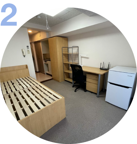 家具付きの寝室