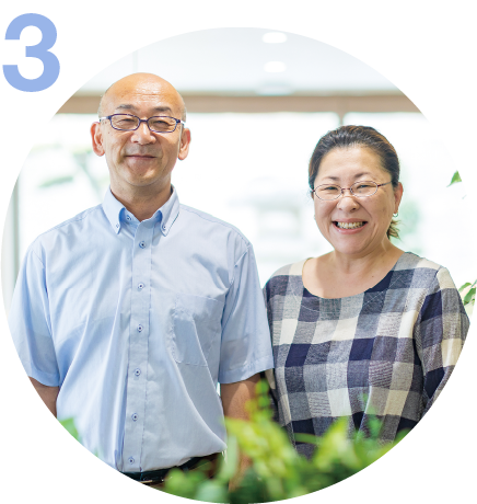 マネージャー夫妻が常駐サポート