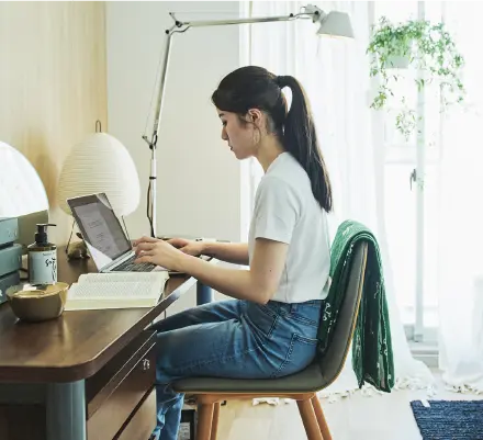 必要な家具は備え付けの居室