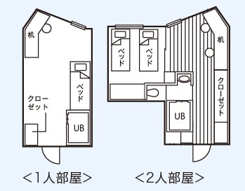 相模台寮の間取り図
