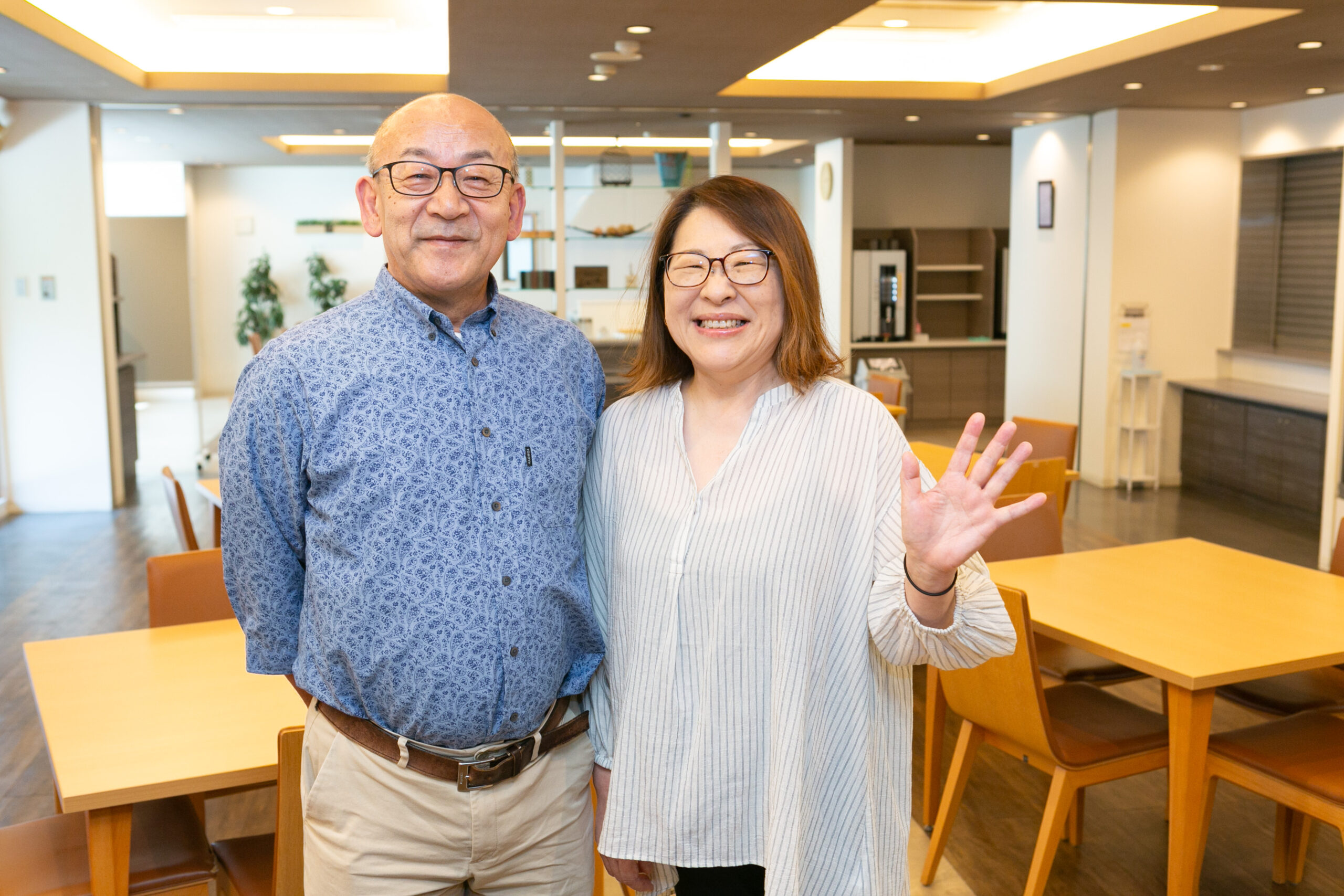 寮長寮母が住み込みで見守る安心・安全のイメージ