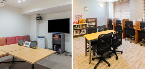 カラオケルームなど他の寮生と楽しくコミュニケーションを取ることができます