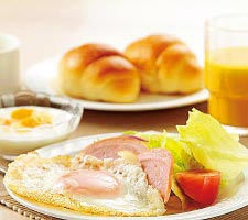 朝食は、和食と洋食を選択できます