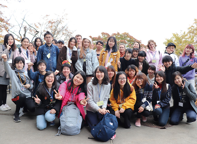 関西国際大学 推薦学生会館での交流