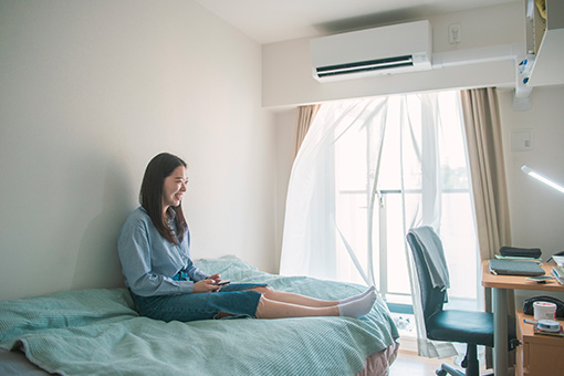 麗澤大学 食事付学生寮の居室イメージ