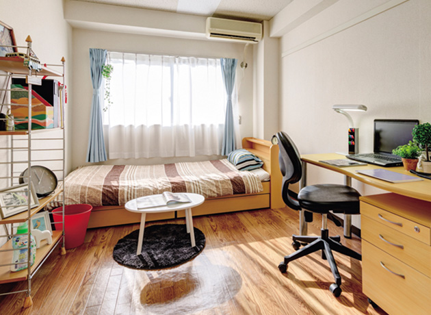 流通経済大学（新松戸キャンパス） おすすめ学生寮の居室・設備